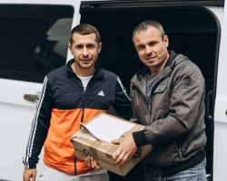 Humanitarian aid in Irpin and Borodyanka